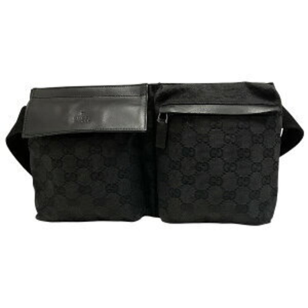 Gucci GG Canvas Bag Body Bum Crossbody Belt Waist